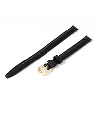 Voguestrap TX39308BK Allstrap 08mm Black Regular-Length Genuine Calf Watchband