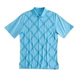 Ashworth 2010 Men's Mesh-Back Print Golf Polo Shirt
