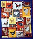 Fancy Fowl Chickens Roosters Critter Works Applique Quilting Pattern
