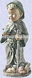 baby saint st francis statue home garden sculpture bird