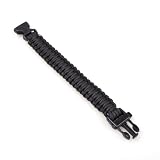 Plastic Buckle Whistle Parachute Cord Paracord Camping Comfortable Survival Bracelets