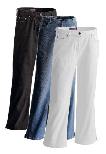 Jessica London Plus Size Stretch denim 5 pocket Capri Jessica London Plus Size Stretch denim 5 pocket Capri
