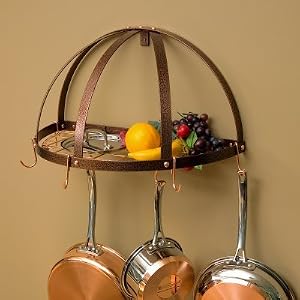 Rogar The Gourmet Half Dome Pot Rack with Grid