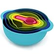 Joseph Joseph Nest 8 Mixing Bowls, Multi Colour