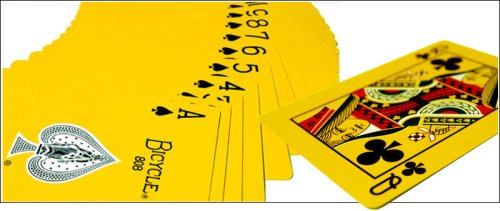 The Yellow Deck - Magic Trick Cards - Designed By Magic Makers & Printed By US Playing Co.