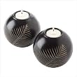 Artisan Leaf Tealight Holders Artisan Leaf Tealight Holders