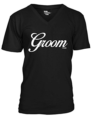 Groom Men's V-neck T-Shirt Tee