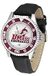 Massachusetts Minutemen Suntime Competitor Poly/Leather Band Watch - NCAA College Athletics