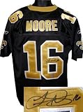 Lance Moore signed New Orleans Saints Black Reebok Onfield Jersey