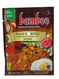 bamboe Indonesian Instant Spices: Nasi Goreng (Indonesian Fried Rice)(1 x 1.4 OZ)