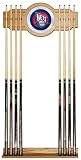 New Jersey Nets NBA Billiard Cue Rack with Mirror