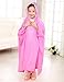 Aircee (TM) Kids Hooded Rain Poncho Raincoat Cover Long Rainwear For Age 5~10 (Pink)