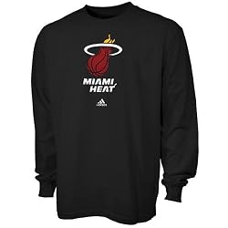 Miami Heat adidas Primary Logo Long Sleeve T-Shirt
