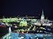 Ice Sculptures Lit at Night, Ice Lantern Festival, Bingdeng Jie, Harbin City, Heilongjiang, China Photographic Poster Print by Tony Waltham, 24x18
