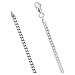 Sterling Silver Curb 3mm Necklace Chain Italian Italy Solid .925 Jewelry