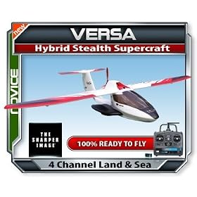 The Sharper Image Versa Hybrid Supercraft RC Plane - Flys Over Land or Sea! from ParkZone Electric Airplanes