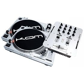 KAM MIX150 Complete Turntable & Mixer DJ Kit
