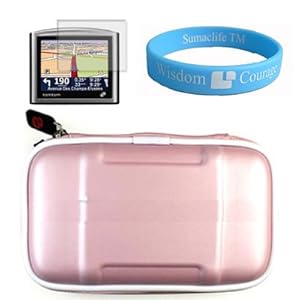TomTom XL 340S 340M 340T 340TM 4.3-Inch GPS Baby Pink* Carrying Case + Screen Protector + Wristband TomTom XL 340S 340M 340T 340TM 4.3-Inch GPS Baby Pink* Carrying Case + Screen Protector + Wristband