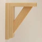 Corbel for Countertops and Shelves - Maple Straight Model 6 - Unfinished