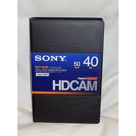 Sony BCT-40HD HDCAM Metal Tape Digital HDVS Tape BCT 40 HD Professional Video Tape by Sony