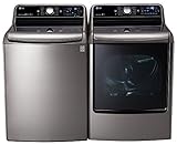 LG Graphite Steel Top Load Laundry Pair with WT7700HVA 29