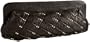 Treesje Studded Streaked Clutch,Black,one size