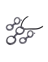 Nickel Free Sterling Silver Pendant & Earring Sets 4 Open Circle Matching Set