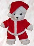 Santa Claus Outfit fits Webkinz L'il Kinz, Ty Beanie Babies, Fluff Factory and Teenies Teddies