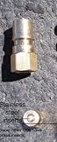 Quick Disconnect Coupler Male 1/4 Brass with Stainless Steel Insert