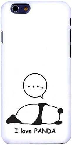 iPhone 6 (4.7) Polycarbonate Hard Case-WHITE, Sleeping Panda