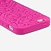 eFuture Hot Pink 3D Sculpture Rose Flower Silicone Soft Case Cover fit for the new Iphone5 5G + eFuture's nice Keyring