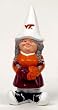 Virginia Tech Cheerleader Garden Gnome