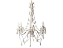 Present Time Leitmotiv Lamp Chandelier Gypsy white 6 arms