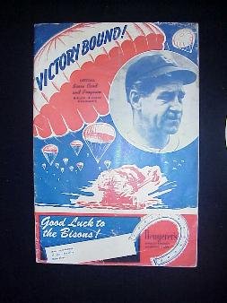 1945 Buffalo Bisons vs Montreal July 4th Program by Buffalo Bison