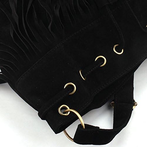 Amjimshop Vovotrade(TM) 1PC Classical Tassel Fringe Women Shoulder Bag Handbag Messenger Bag (black)