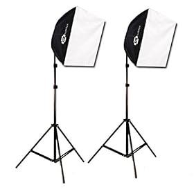 Photo Video Studio EZ Sofbox 24in x32in, Light Kit, 450 Watts by PBL