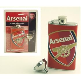 Arsenal F.C. Official Crested Hip Flask