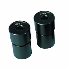 3B Scientific Wide Field Eyepiece Pair for W30660, W30661, W30662, W30663 Binocular Stereo Microscopes, WF 5x Magnification, 18mm Diameter