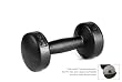 York Barbell 5lb Legacy Solid Professional Round Dumbbell /Pair