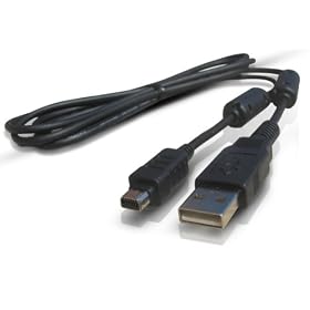 Olympus CB-USB5 CB-USB6 USB Cable Lead for Camedia C-170, C-180, C-480, C-500, C-5500, C-7000, D-425, D-435, D-545, D-595, D-630, Evolt E-30, E-330, E-400, E-410, E-420, E-450, E-500, E-510, E-520, PEN E-P1, E-P2, FE-120, FE-130, FE-140, FE-200, FE-5500, MJU 40, 500, 600, 700, 710, 720, 725, 730, 740, 750, 760, 770, 780, 790, 800, 810, 820, 830, 840, 850, 1000, 1010, 1020, 1030, 1040, 1050, 1060, 1200 SW, SP-310UZ, SP-310 UZ, SP-320UZ, SP-320 UZ, SP-350UZ, SP-350 UZ, SP-500UZ, SP-500 UZ, SP-510UZ, SP-510 UZ, SP-550 UZ, SP-550UZ, SP-560 UZ, SP-560UZ, SP-565 UZ, SP-565UZ, SP-570 UZ, SP-570UZ, SP-590 UZ, SP-590UZ, SP-700, SP-800 UZ, SP-800UZ, Tough 3000, 5010, 6000, 6020, 7000, 7010, 7040, 8000, 8010, 9000, 9010, Verve, Verve S, Mini / Mini S Digital Camera