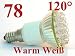 78 LED Strahler E14 120° Warm Weiss Spot Leuchtmittel JDR E-14 230V Warmweiß