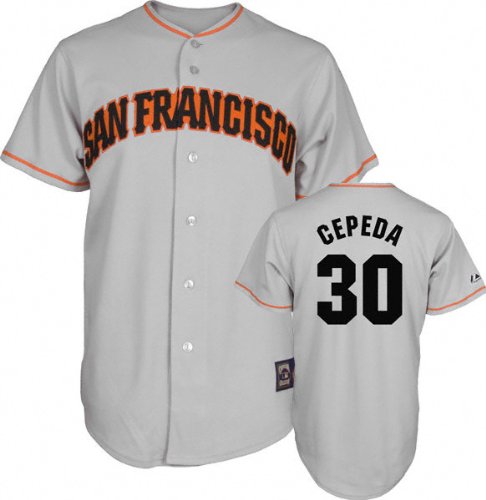 Orlando Cepeda Majestic Cooperstown Throwback San Francisco Giants Jersey
