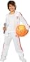 High School Musical Deluxe Troy Warm-Up Jersey with Basketball Costume