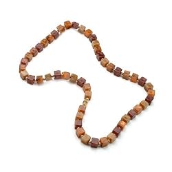 Masonry Necklace in Caramel