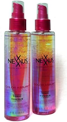 Glossing Tonic by Nexxus Salon Hair Care -Color Assure. Weightless oil-infused system locks in color vibrancy. (2 pack)