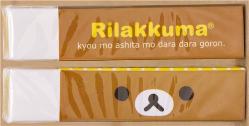 Imagen 2 de Goma de borrar, cara de oso Rilakkuma marrón