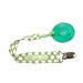 Booginhead PaciGrip Pacifier Holder, Delicate Dot Green