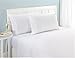 Clara Clark Premier 1800 Collection 4pc Bed Sheet Set - King Size, White, Hypoallergenic