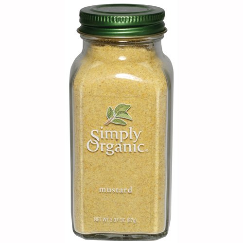Simply Organic Mustard Seed Ground Certified Organic, 3.07-Ounce Containers  (Pack of 3)