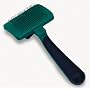 Safari Self-Cleaning Slicker Brush for Cats, Green